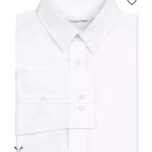 Brand new boys white button down